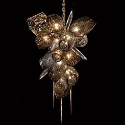 China Modern Italy Designer Chandelier Lighting Kichen Hanging Chandelier For Stairway Chandelier(WH-MI-445) for sale