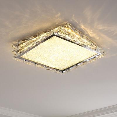 China Luxury Simple Square Crystal Ceiling luxury light(WH-CA-110) for sale