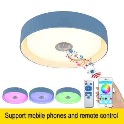 China Modern LED ceiling Lights RGB Dimmable 36W APP Remote control Bluetooth Music light (WH-MA-40) for sale