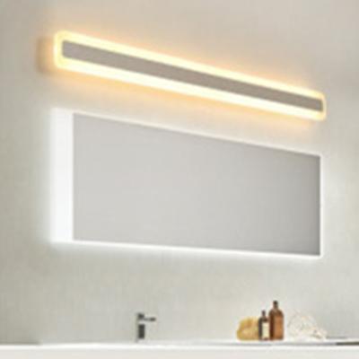 China Mirror light led bathroom wall lamp mirror glass waterproof anti-fog brief modern stainless steel cabinet led light(WH-M for sale