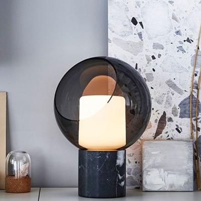 China Popular Table Light Marble Table Lamp LED Table Light glass ball table lamp(WH-MTB-38) for sale