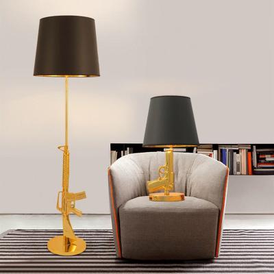 China Nordic Classical ak47 lamp Rifle Lounge Floor Lamp Personality Design Corner Decor gun lamp(WH-MFL-14) for sale