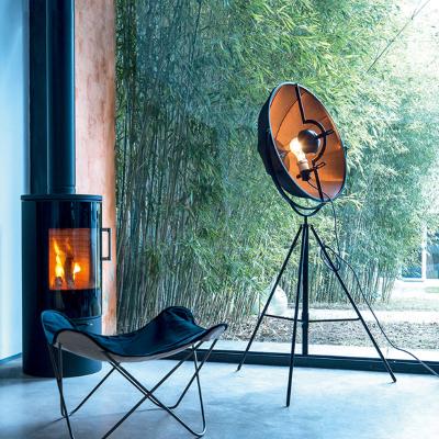 China Nordic minimalist creative semicircular metal lampshade photography satellite decoration floor lamp e27(WH-MFL-107) for sale