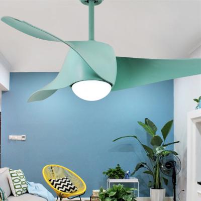 China 52 inch Ceiling Fans 3 Blades wooden American retro remote fan creative wooden ceiling fan Light(WH-CLL-02) for sale