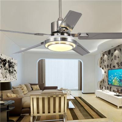 China Ceiling Fan light with remote control Brushed Nickel Fans 42 48 52 inch 110v 220v white ceiling fan Light(WH-CLL-10) for sale