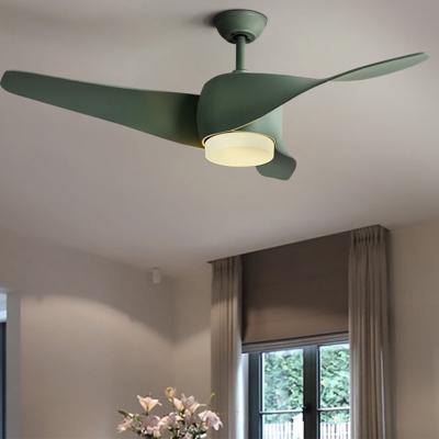 China Wood led Ceiling Fan With Lights Remote Control Inverter air 220 V Bedroom wooden Fans Lamp（WH-CLL-11) for sale