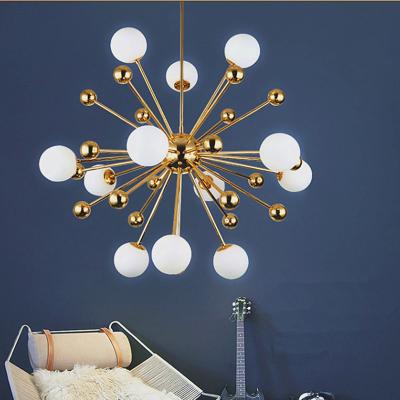 China Nordic LED sputnik chandelier postmodern dandelion glass ball chandelier Bossa Nova LED Chandelier(WH-MI-115) for sale