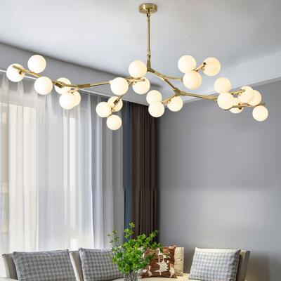 China Modern LED Chandelier Glass Balls Ceiling Chandeliers Living Room Kitchen scandinavian chandelier(WH-MI-209) for sale