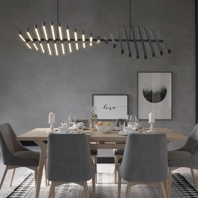 China Nordic Living room Lamp Modern Minimalist Designer Living room Kitchen Restaurant midcentury modern Chandelier(WH-MI-295 for sale