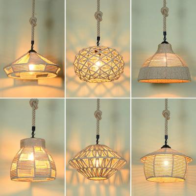 China Loft Pendant Lamp Retro Industry Rope Hemp Clothing american lighting(WH-VP-141) for sale