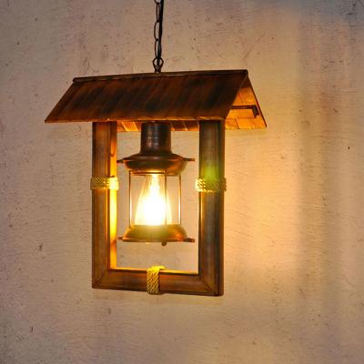 China Loft Style Antique Chandelier Retro Nostalgic Lamp Restaurant Bar Aisle Balcony Bamboo Pendant Light(WH-VP-144) for sale