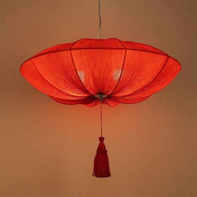 China Chinese style lamps new classical lantern ocean light fabric pendant light(WH-WP-32） for sale