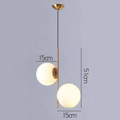 China SGROW Decorative Glass Luster Hanging Lamp Lighting Fixture Nordic Modern Glass Balls Pendant Light(WH-GP-86) for sale