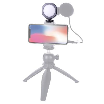 China Mini Kaliou M116 Portable Cool Color Led Three Cameras Pocket DSLR Selfie Ring Light Light Cameras Smartphone Accessories for sale