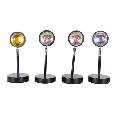 China Mini Kaliou C048/C049/C053/C054 Colorful Light Rainbow Sunset Lamp Sunset LED Projector Eternal Light for sale