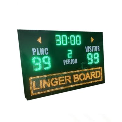 China Electronic Soccer Scoreboard DIP Digit Size 8'' 200mm + 10'' 254mm Te koop