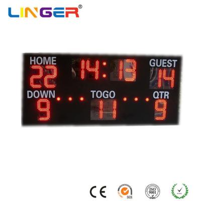 Cina Wireless Radio Wave Communication Tabellone segnapunti di football americano con Shot Clock in vendita