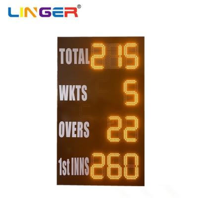 China Digital LED Cricket Scoreboard With High Brightness And Wide Angle Display for sale