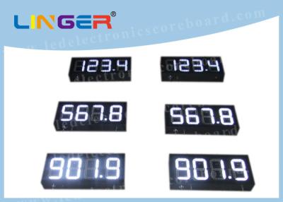 China IP65 Waterproof Digital Gas Price Signs Customized Design Installation for sale