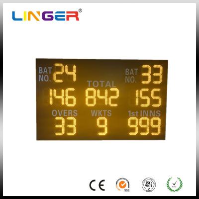 China Simple Cabinet Custom Digital Cricket Scoreboard 100000 Hours LED Life for sale