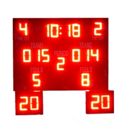 China Innenled-Basketball-Anzeigetafel im Freien, Basketball-Count-down-Timer wasserdicht zu verkaufen