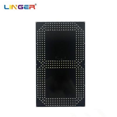 China 20 Inch Single Yellow 7 Segment Digit Board To Make Football Scoreboard for sale