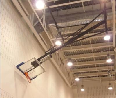 China Aluminum Indoor Electric Basketball Hoop Ceiling Mounted for sale