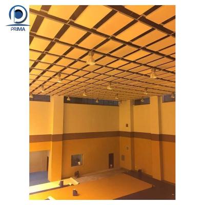 China Prima Grille Metal Suspended Ceiling Decorations Return HVAC Customized Aluminum Open Grille Ceiling for sale