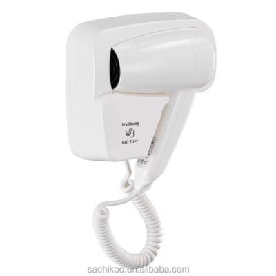 China Hotel Dc1300w Wall Mounted High Quality Electric Hair Dryer Bathroom Wall Mounted Holder for sale