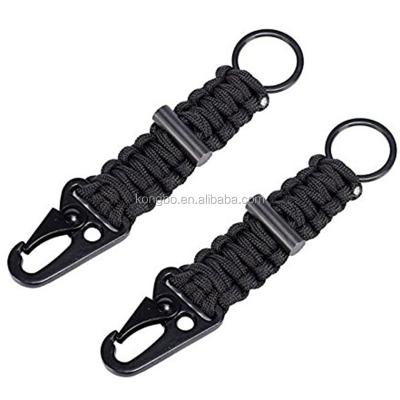 China Lanyard Carabiner Firestarter Paracord Survival Paracord Survival Key Chain KongBo Outdoor Camping Lanyard Key Chain for sale