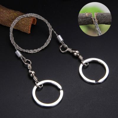 China Chain Wire Saw KongBo Emergency Outdoor Diamond Stainless Steel Rope Chain Survival Wire Saw For Wood for sale