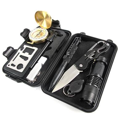 China Kongbo Outdoor Survival Kit With Compass/Flintstone/Knife/Tactical Pen KB011-2 for sale