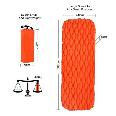 China KongBo Compact Comfortable Waterproof Camping Mat Inflatable Air Sleeping Pad Lightweight Comfortable Outdoor Lightweight Camping for sale