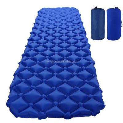 China KongBo Lightweight Comfortable Outdoor Nylon Fabric 40D Air Inflatable Camping Sleep Pad Ultralight for sale