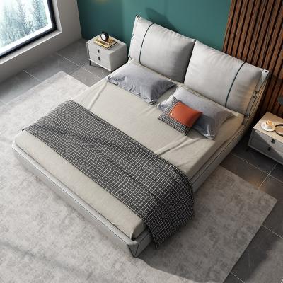 China Hot Selling Technology Fabric Durable Hotel Beds Double 1.5m 1.8m Single Upholstered King Size Bed For Bedroom for sale