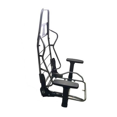 China Easy Installation Frame Chair Furniture Parts Chair Gaming Chair Black Aluminum Frame Steel Frame for sale