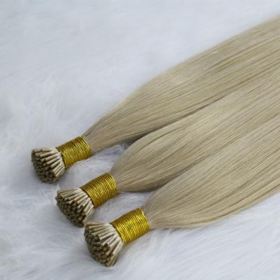 China Wholesale Silky Straight 100% Natural Human Hair Extensions Virgin Hair I-Tip Herrera Wave Human Remy Hair Human Remy Hair for sale