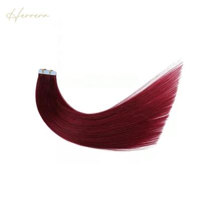 China Herrera Silky Straight Wave Natural Straight Wave Tape In Hair Extension , Good Quality Hair Extension Can Customized Longer 22 24 26 28 Inch for sale