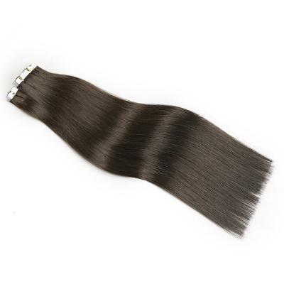 China Yading Natural Straight Custom Tape In Hair Extensions #1b Cuticle High Quality Virgin Remy Human Hair Double Drawn Invisible Tape In Hair for sale