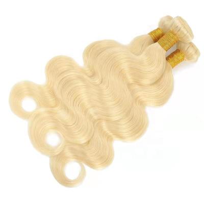 China Herrera 100%Unprocessed Natural Virgin Hair Weft Hair Bundles Body Wave 613 Body Wave Human Hair Bundles Wholesale Free Sample for sale