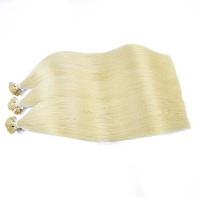 China Natural Virgin Remy Russian Hair Factory Price Raw Flat Hair Color Straight Hair Extensions Good Quality Silky Straight Tip for sale