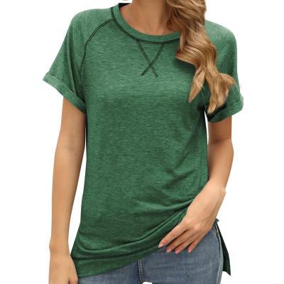 China QUICK DRY T-shirt Ladies In Women's T-shirts Women's T-Shirts Crop Tops In Ladies Blouses &Tops Summer Ladies Tops T-shirt for sale