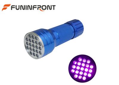 China 21 UVschwarze Handfackel der Lampen-395NM des Licht-LED für die Polarisator-Glas-Prüfung zu verkaufen