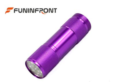 China Purple Color Housing Black Light Led Flashlight, 395nm UV Lamp LED Torch for sale