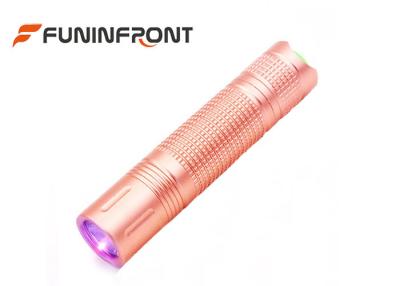 China Pocket Size 365NM UV LED Flashlight, MINI UV LED Stains Detector Using AA Battery for sale