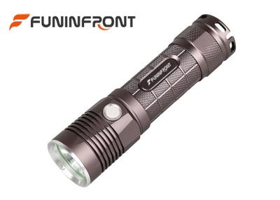 China 300 Meters High Range Torch 1100 LMs Waterproof USB Rechargeable LED Flashlight for sale