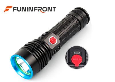 China 5W 350 Lumens Led Flashlight Rechargeable , 4 Mode Handheld Military Tactical Flashlight  for sale