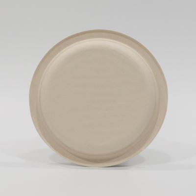 China China Manufacturer Biodegradable Disposable Compostable Round Dish Takeout Food Container for sale