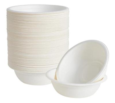 China Minimalist 20oz 590ml Biodegradable Bagasse Bowls Microwave and Fridge Safe Renewable Sugarcane Pulp Tableware Economical and Sturdy for sale