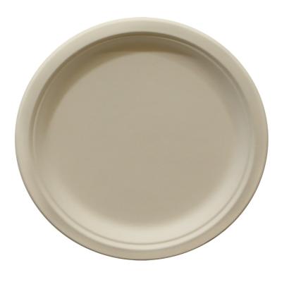 China Contemporary Bagasse Plates Super Rigid 10 Inch Paper Plate Perfect For Picnics, BBQs And Party Compostable Tableware for sale